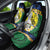 Melanesian New Caledonia Car Seat Cover Plumeria Kagu Bird and Nautilus Shell