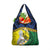 Melanesian New Caledonia Grocery Bag Plumeria Kagu Bird and Nautilus Shell