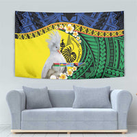 Melanesian New Caledonia Tapestry Plumeria Kagu Bird and Nautilus Shell LT9 - Polynesian Pride