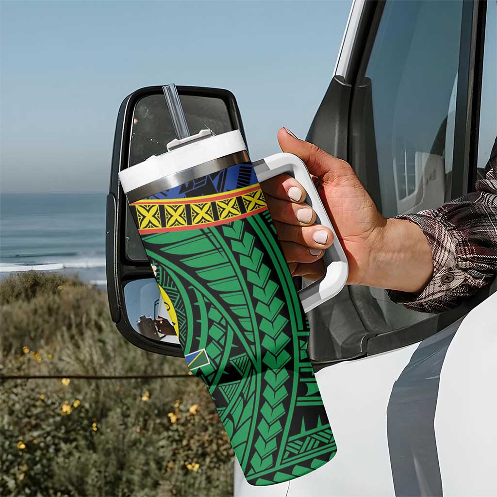 Melanesian New Caledonia Tumbler With Handle LT9 - Polynesian Pride