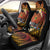 Melanesian Papua New Guinea Car Seat Cover Plumeria Bird of Paradise Tribal