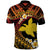 Melanesian Papua New Guinea Polo Shirt Plumeria Bird of Paradise Tribal