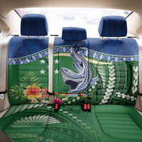 Melanesian Solomon Islands Back Car Seat Cover Tropical Shark Tattoo LT9 - Polynesian Pride