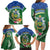 Melanesian Solomon Islands Family Matching Long Sleeve Bodycon Dress and Hawaiian Shirt Tropical Shark Tattoo