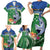 Melanesian Solomon Islands Family Matching Short Sleeve Bodycon Dress and Hawaiian Shirt Tropical Shark Tattoo