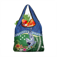 Melanesian Solomon Islands Grocery Bag Tropical Shark Tattoo LT9 1-pack One Size Blue - Polynesian Pride