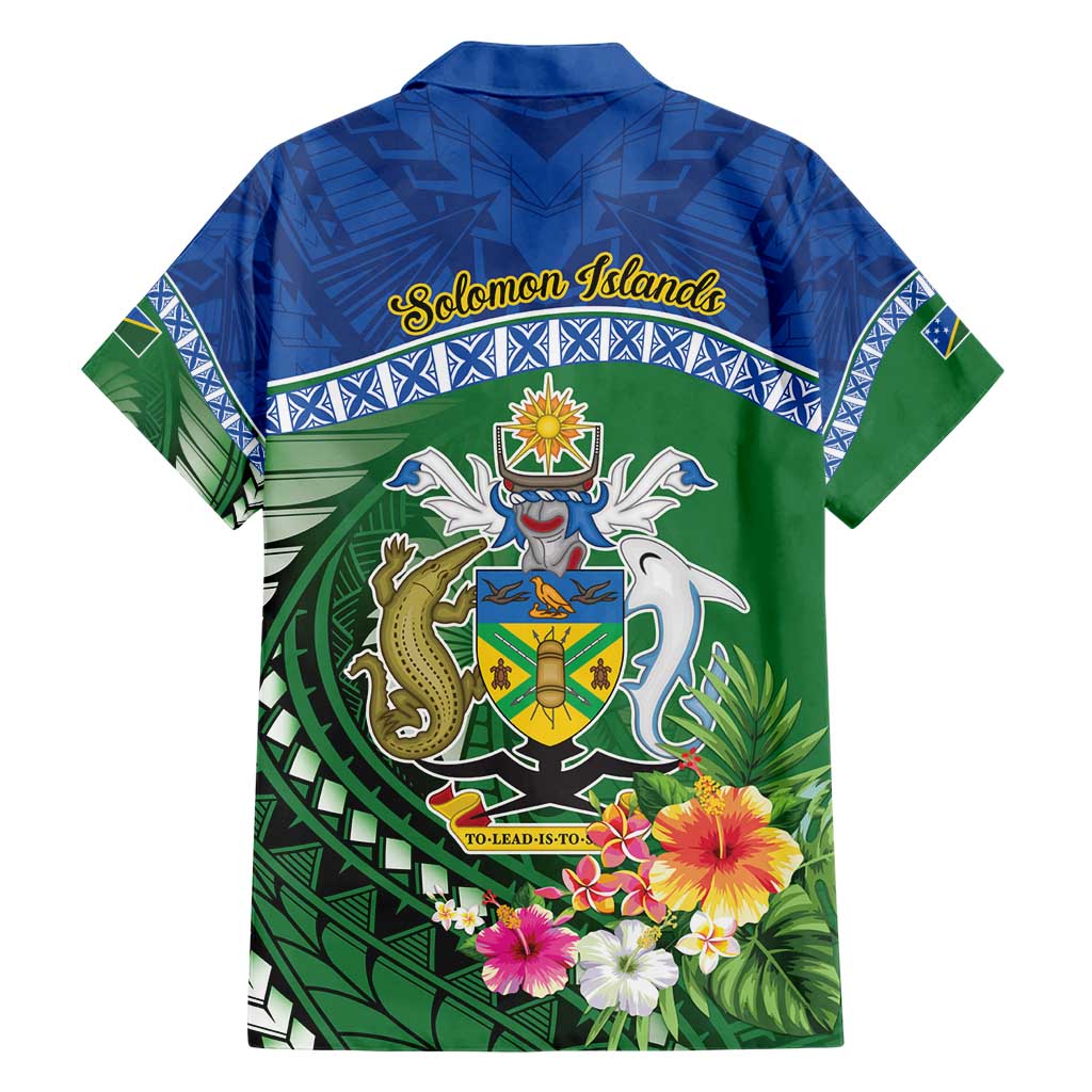 Melanesian Solomon Islands Hawaiian Shirt Tropical Shark Tattoo LT9 - Polynesian Pride