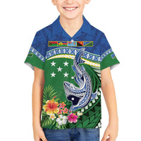 Melanesian Solomon Islands Hawaiian Shirt Tropical Shark Tattoo LT9 - Polynesian Pride