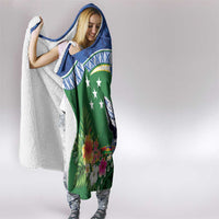 Melanesian Solomon Islands Hooded Blanket Tropical Shark Tattoo LT9 - Polynesian Pride