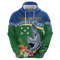 Melanesian Solomon Islands Hoodie Tropical Shark Tattoo LT9 - Polynesian Pride