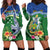 Melanesian Solomon Islands Hoodie Dress Tropical Shark Tattoo