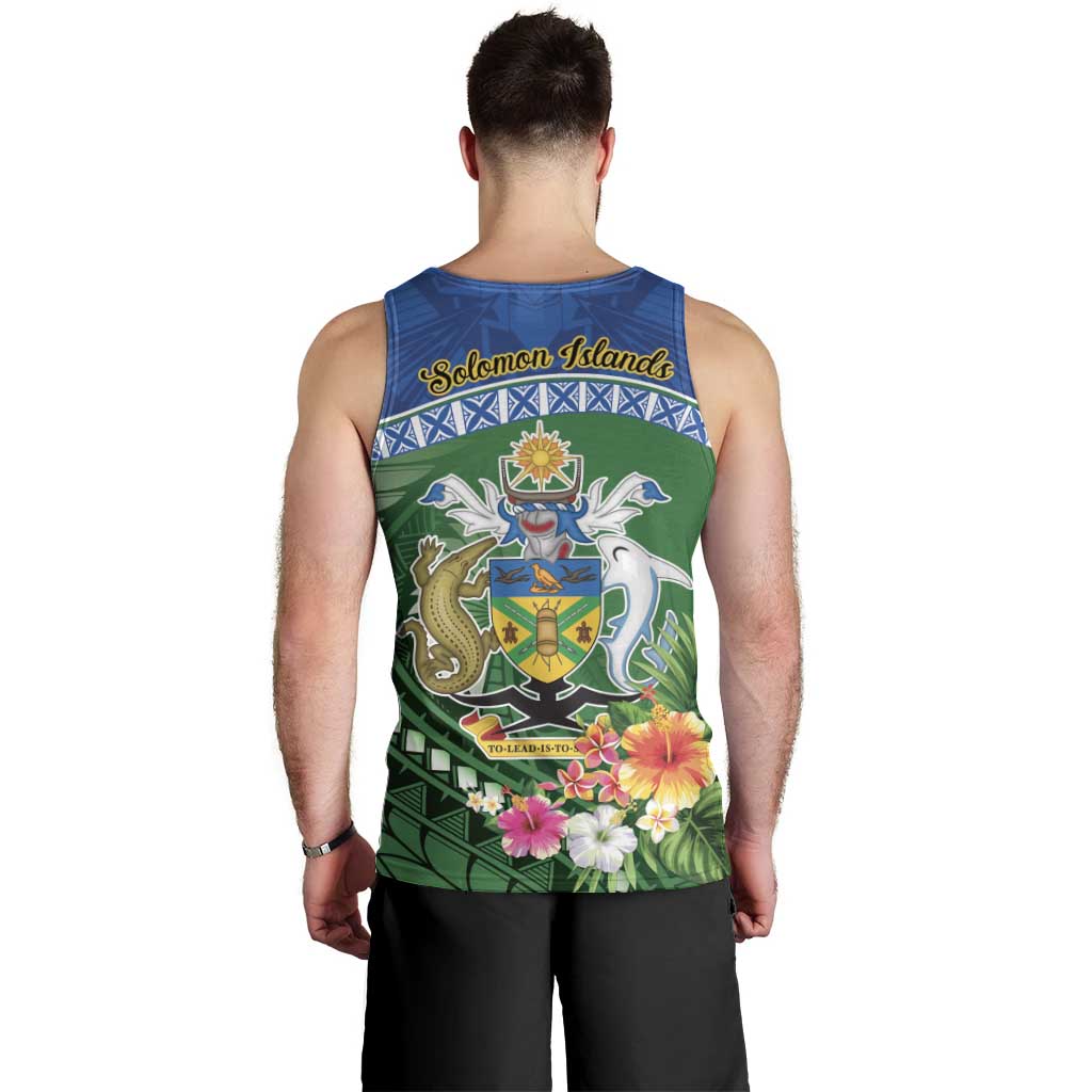 Melanesian Solomon Islands Men Tank Top Tropical Shark Tattoo LT9 - Polynesian Pride