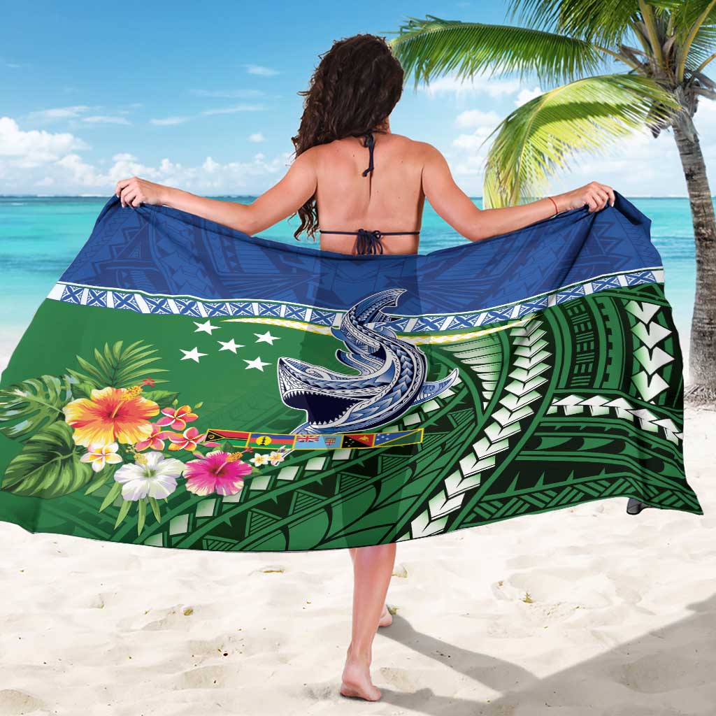Melanesian Solomon Islands Sarong Tropical Shark Tattoo LT9 - Polynesian Pride