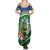 Melanesian Solomon Islands Summer Maxi Dress Tropical Shark Tattoo