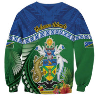 Melanesian Solomon Islands Sweatshirt Tropical Shark Tattoo LT9 - Polynesian Pride