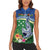 Melanesian Solomon Islands Women Sleeveless Polo Shirt Tropical Shark Tattoo