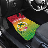Melanesian Ni-Vanuatu Car Mats Sea Turtle with Sand Drawing Pattern LT9 - Polynesian Pride