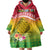 Melanesian Ni-Vanuatu Wearable Blanket Hoodie Sea Turtle with Sand Drawing Pattern