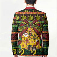 Vanuatu Sand Drawing Christmas Bow Blazer Meri Krismas LT9 - Polynesian Pride