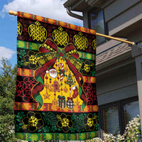 Vanuatu Sand Drawing Christmas Bow Garden Flag Meri Krismas