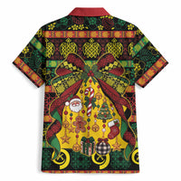 Vanuatu Sand Drawing Christmas Bow Hawaiian Shirt Meri Krismas LT9 - Polynesian Pride