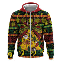 Vanuatu Sand Drawing Christmas Bow Hoodie Meri Krismas