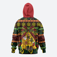 Vanuatu Sand Drawing Christmas Bow Hoodie Meri Krismas