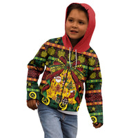 Vanuatu Sand Drawing Christmas Bow Kid Hoodie Meri Krismas