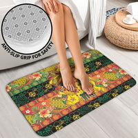 Vanuatu Sand Drawing Christmas Bow Bathroom Set Meri Krismas Hibiscus Turtle LT9 - Polynesian Pride