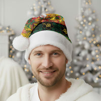 Vanuatu Sand Drawing Christmas Bow Christmas Santa Hat Meri Krismas Hibiscus Turtle LT9 - Polynesian Pride