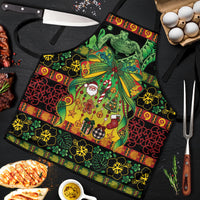 Vanuatu Turtle Floral Christmas Bow Apron Meri Krismas LT9 Multicolor - Polynesian Pride