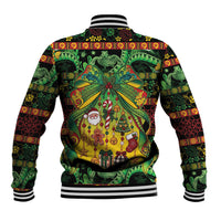 Vanuatu Turtle Floral Christmas Bow Baseball Jacket Meri Krismas LT9 - Polynesian Pride