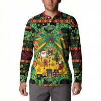 Vanuatu Turtle Floral Christmas Bow Button Sweatshirt Meri Krismas LT9 - Polynesian Pride