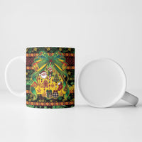 Vanuatu Turtle Floral Christmas Bow Ceramic Mug Meri Krismas LT9 - Polynesian Pride