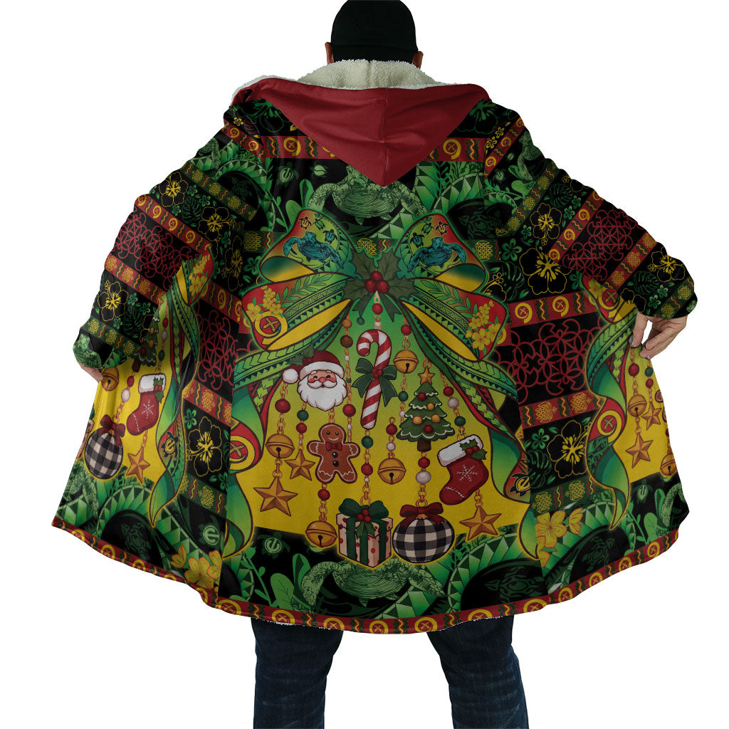 Vanuatu Turtle Floral Christmas Bow Cloak Meri Krismas LT9 - Polynesian Pride