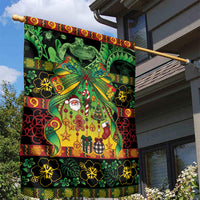 Vanuatu Turtle Floral Christmas Bow Garden Flag Meri Krismas LT9 - Polynesian Pride