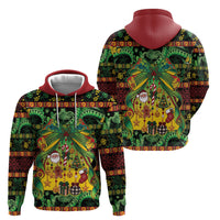 Vanuatu Turtle Floral Christmas Bow Hoodie Meri Krismas LT9 - Polynesian Pride