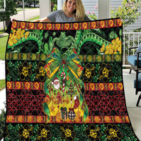 Vanuatu Turtle Floral Christmas Bow Quilt Meri Krismas LT9 Multicolor - Polynesian Pride