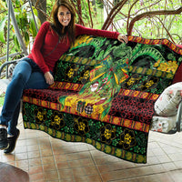 Vanuatu Turtle Floral Christmas Bow Quilt Meri Krismas LT9 - Polynesian Pride