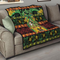 Vanuatu Turtle Floral Christmas Bow Quilt Meri Krismas LT9 - Polynesian Pride