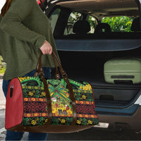 Vanuatu Turtle Floral Christmas Bow Travel Bag Meri Krismas LT9 - Polynesian Pride