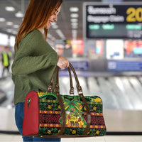 Vanuatu Turtle Floral Christmas Bow Travel Bag Meri Krismas LT9 - Polynesian Pride