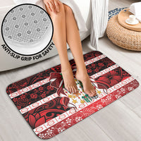 Polynesian Hibiscus Tribal Christmas Bow Bathroom Set LT9 - Polynesian Pride
