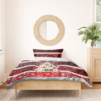 Polynesian Hibiscus Tribal Christmas Bow Bedding Set LT9 - Polynesian Pride