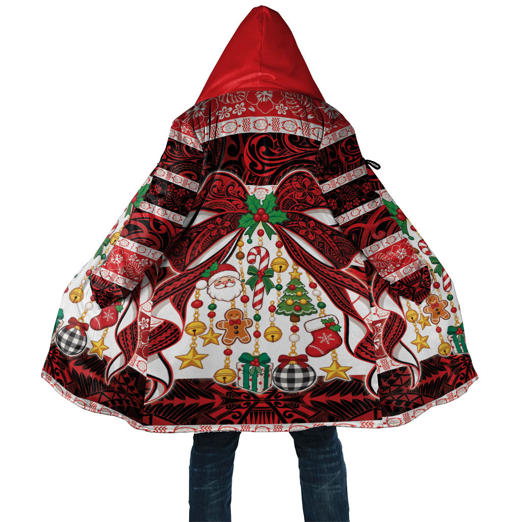 Polynesian Hibiscus Tribal Christmas Bow Cloak LT9 Unisex Multicolor - Polynesian Pride