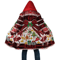Polynesian Hibiscus Tribal Christmas Bow Cloak LT9 Unisex Multicolor - Polynesian Pride