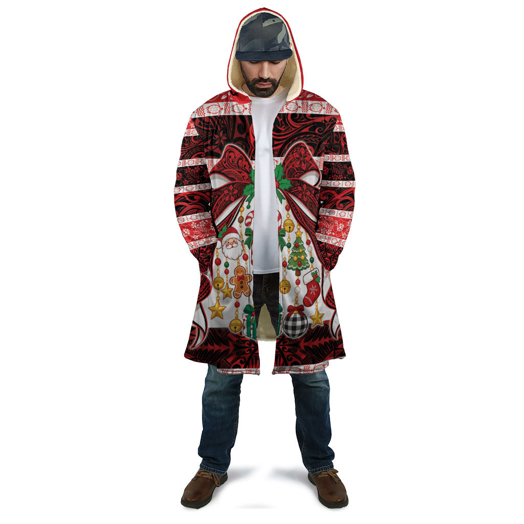 Polynesian Hibiscus Tribal Christmas Bow Cloak LT9 - Polynesian Pride