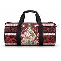 Polynesian Hibiscus Tribal Christmas Bow Duffle Bag LT9 One size Multicolor - Polynesian Pride