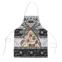 Polynesian Tribal Pattern Christmas Bow Apron