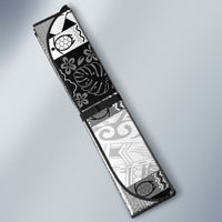 Polynesian Tribal Pattern Christmas Bow Auto Sun Shade